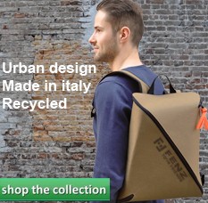 Italian urban design recycled paper bags