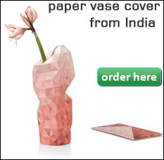Paper Vase Cover by Pepe Heykoop and Tiny Miracles