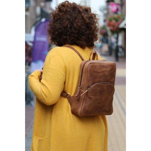 ladies backpacks leather