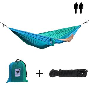 XXL double (travel) hammock Ocean with rope set