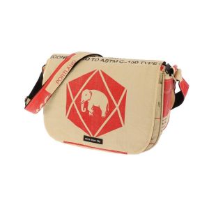 Handbag made of upcycled cement sacks - Qinisa elephant
