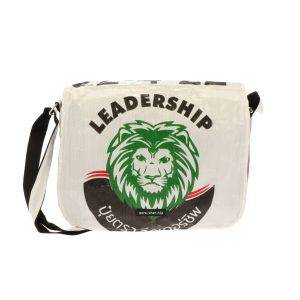 Handbag made of upcycled cement sacks - Qinisa lion