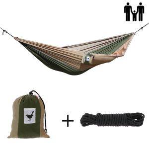 Family travel hammock Camouflage with rope set
