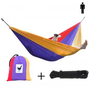 SINGLE (travel) hammock Happy with rope set