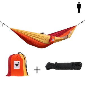 SINGLE (travel) hammock Sunset with rope set