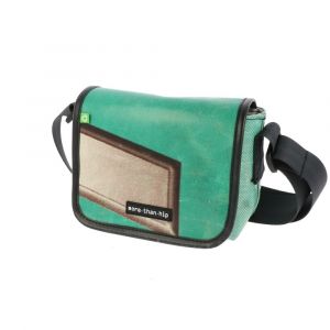 Small shoulder bag from recycled truck tarpaulin - Amsterdam