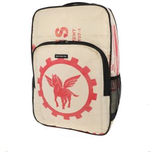 Laptop backpack 15.6 inch made of recycled cement sacks - Trong Pegasus