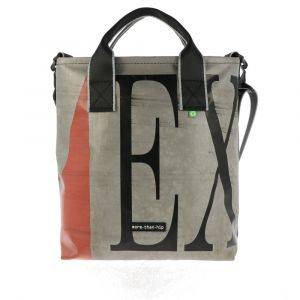 Luxury shopper or work bag of recycled truck tarpaulin - Vienna