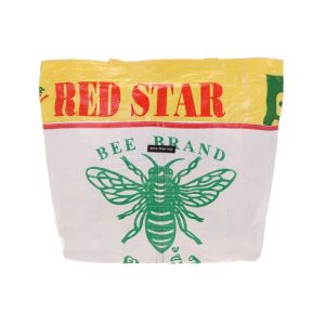 Zipped recycled suger sacks shopper bag - Moni - Bee