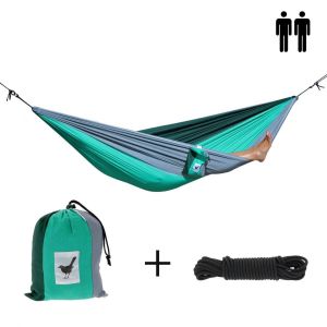 XXL double (travel) hammock Sherwood Forest with rope set