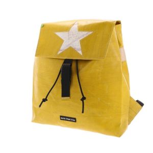 Spacious backpack made from recycled truck tarp - Hamburg