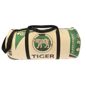 Weekend or sports bag 40 L from recycled cement bags - Jumbo tiger