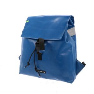 Spacious backpack made from recycled truck tarp - Hamburg