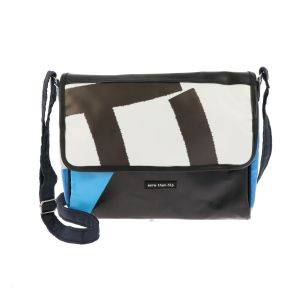 Crossbody bag from recycled billboards - Roza