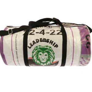 Weekend or sports bag 40 L from recycled cement bags - Jumbo Lion