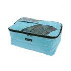 Beautycase or toiletry bag made from recycled fish food bags - Jati fish blue