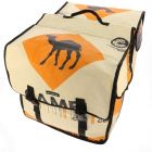 Double pannier made of recycled cement sacks - Mumba camel