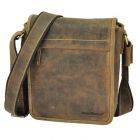 Mid-size shoulder bag of vintage eco leather - Colorado 