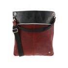 Muchacha - shoulder bag from inner tube and eco leather - red