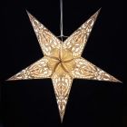 Papieren kerstster Ø60 cm Ganesha - incl. verlichtingsset-grijs-goud