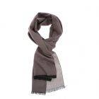 Super soft scarf or shawl made of bamboo FanXing - taupe/cream