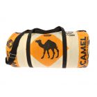 Weekend or sports bag 40 L from recycled cement bags - Jumbo camel
