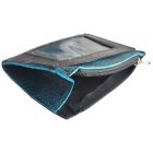 Camino - mini wallet from inner tyres and eco leather - blue