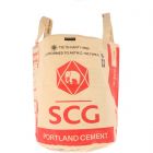 Laundry bag / storage basket made of recycled cement sacks - Kamali elephant