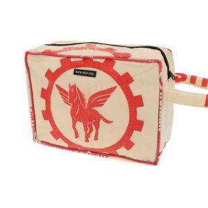 Large toiletry bag from recycled cement bags - Yindee - Pegasus