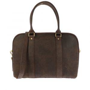 backpack for ladies in greyish blue eco leather