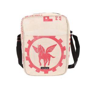 Unisex shoulderbag from recycled cement bags - Kosal Pegasus