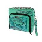 XL toiletry bag 6,5 L of recycled fish feed bags - Lexi green