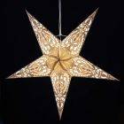 Papieren kerstster Ø60 cm Ganesha - incl. verlichtingsset-grijs-goud