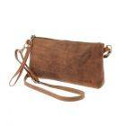 Crossbody bag of vintage matt brown vintage eco leather - Maidstone