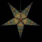 Paper star for X-mas Ø 60 cm Jaipur - incl. lighting set Jaipur- green