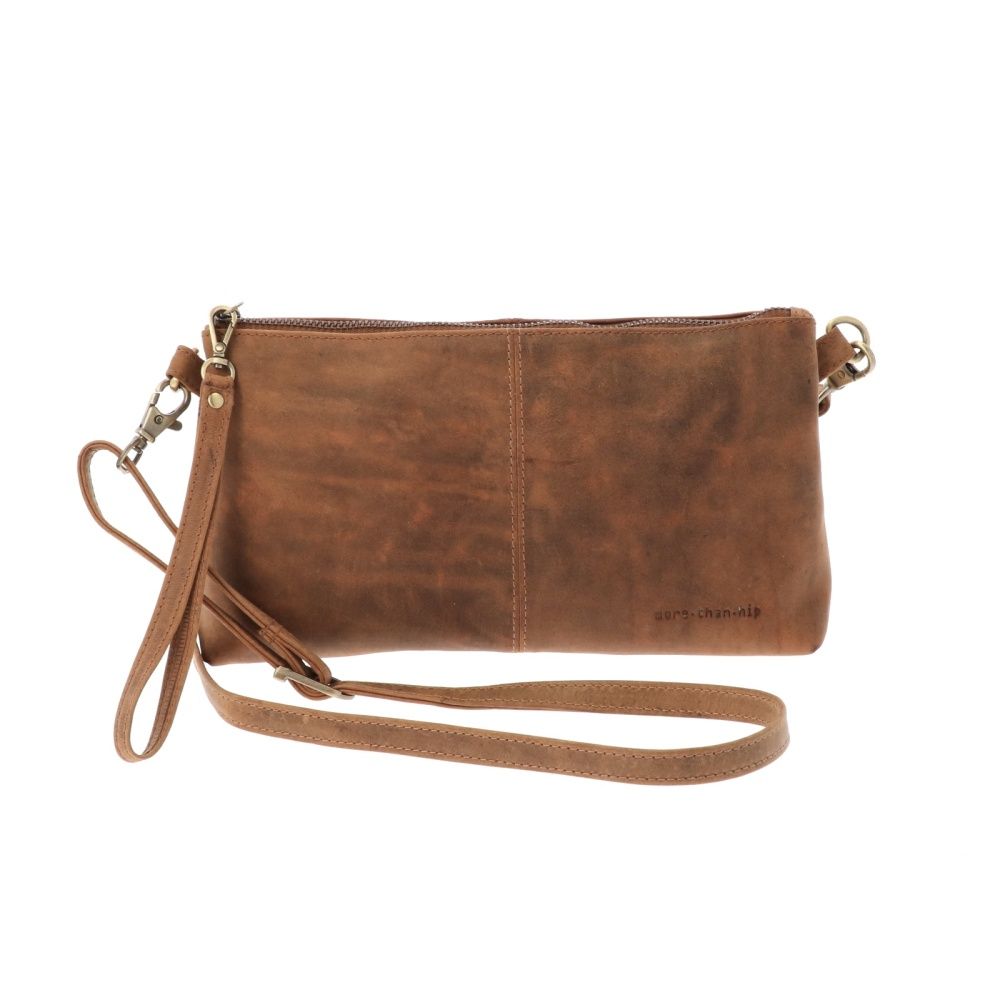 Crossbody bag from matt brown vintage eco leather MoreThanHip